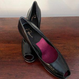 A2 by Aerosoles/ Black Peeptoe Pump